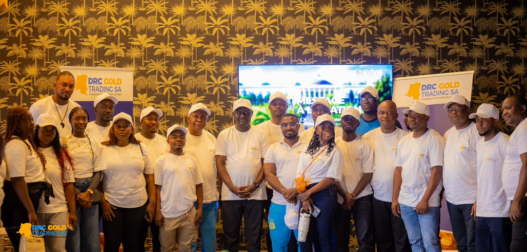 DRC GOLD TRADING SA met son capital humain en mouvement pour porter sa vision d’un hub africain du négoce d’or